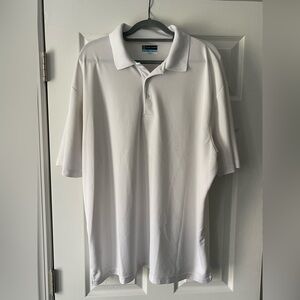 PGA Tour Men's White Performance Polo Shirt